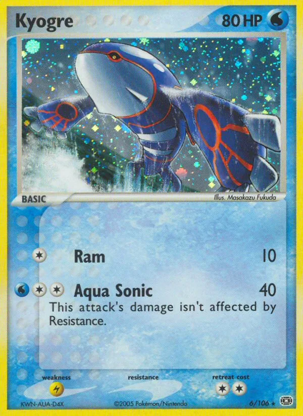 Kyogre · Emerald 6/106