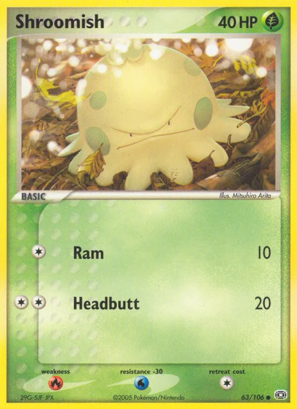 Shroomish · Emerald 63/106