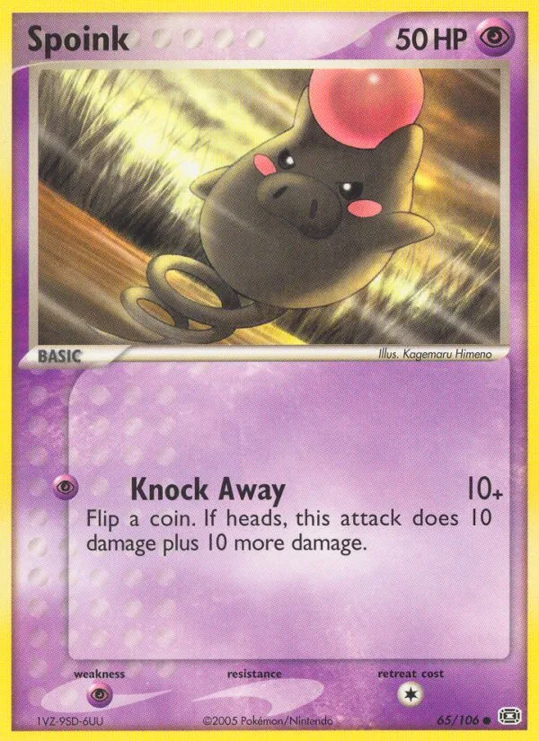 Spoink · Emerald 65/106