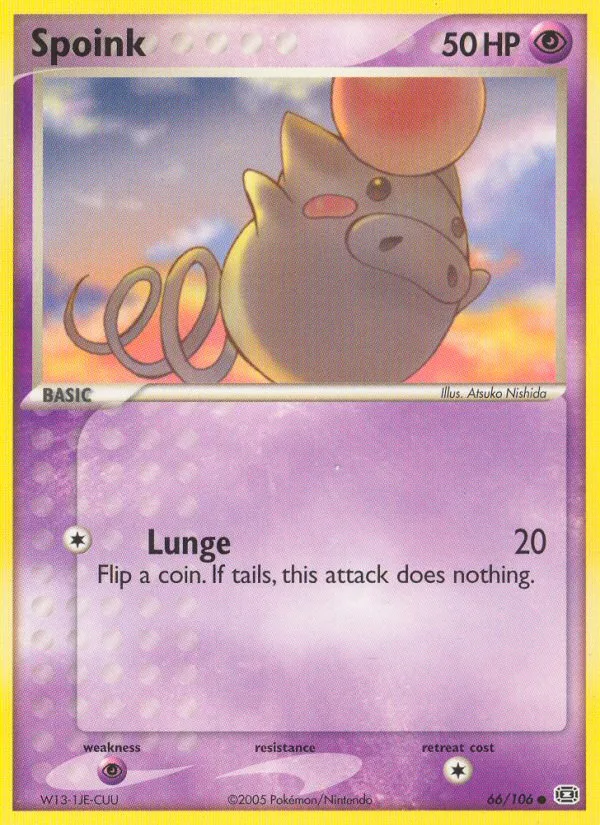 Spoink · Emerald 66/106