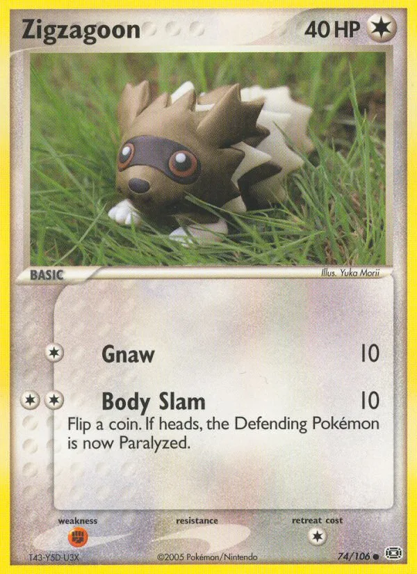 Zigzagoon · Emerald 74/106