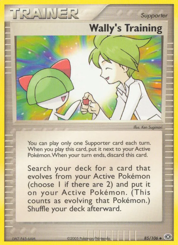 Wally's Training · Emerald 85/106