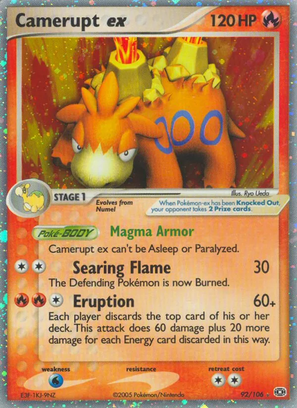 Camerupt ex · Emerald 92/106