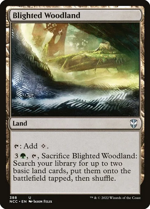 Blighted Woodland · New Capenna Commander 388/447