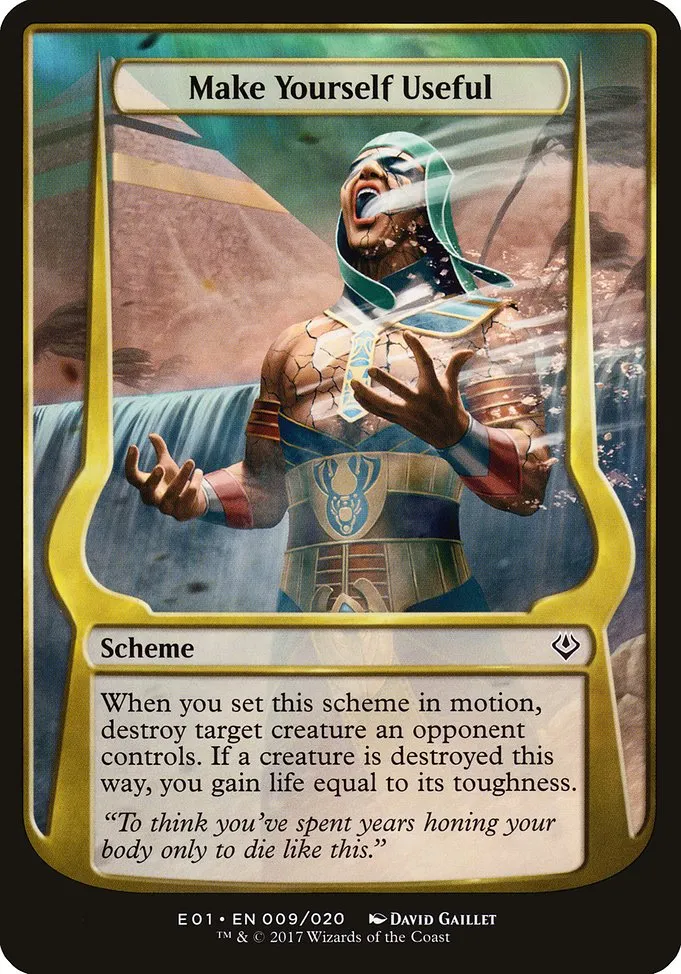 Make Yourself Useful · Archenemy: Nicol Bolas Schemes 9★/20