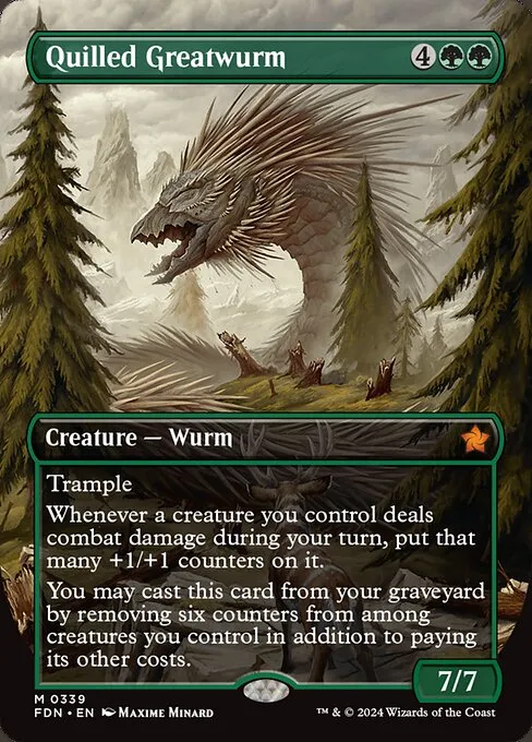 Quilled Greatwurm · Foundations 339/771