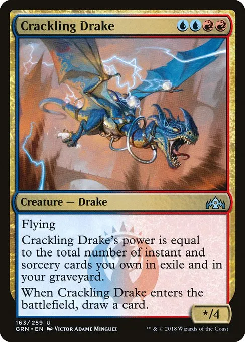 Crackling Drake · Guilds of Ravnica 163/273