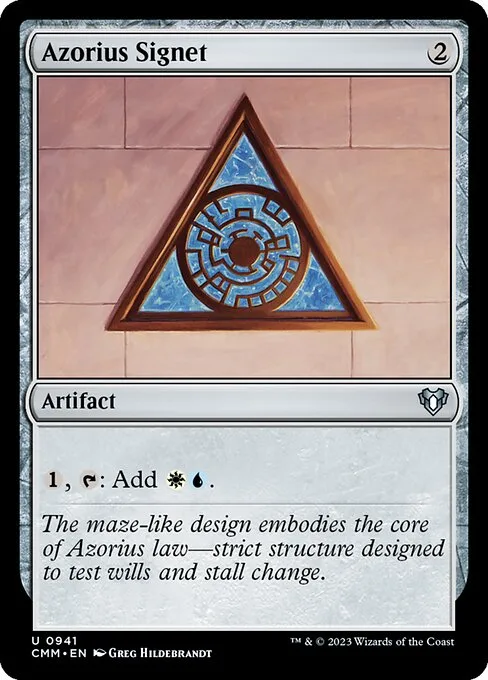 Azorius Signet · Commander Masters 941/1067