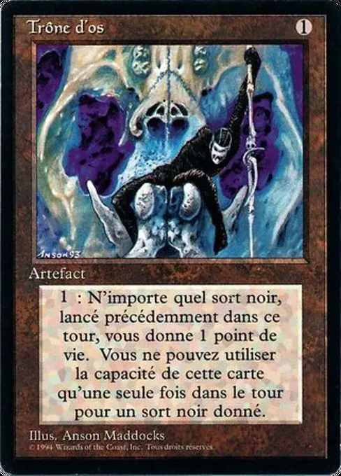 Throne of Bone · Foreign Black Border 279/307