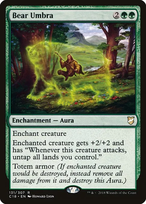 Bear Umbra · Commander 2018 131/307