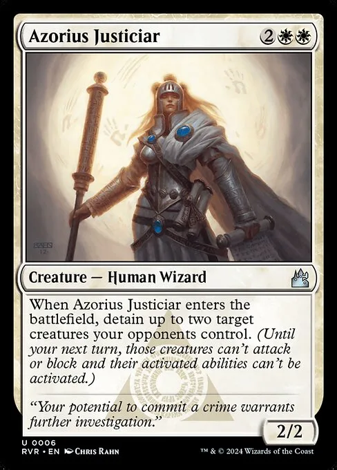 Azorius Justiciar · Ravnica Remastered 6/531