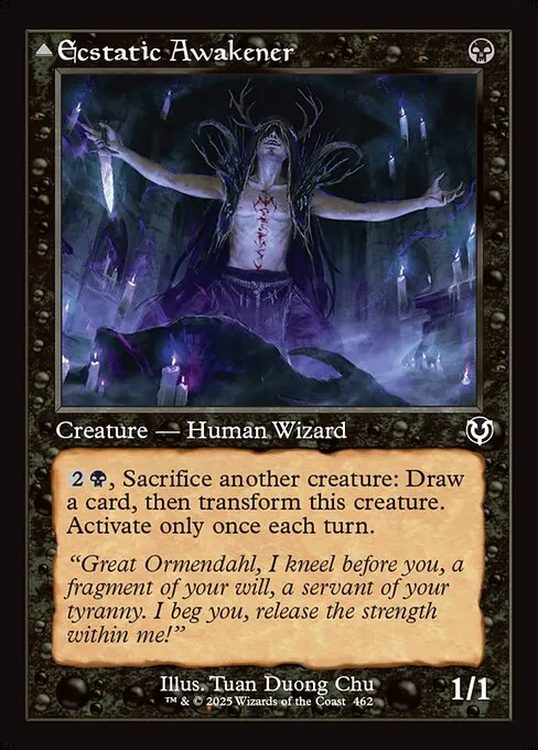 Ecstatic Awakener // Awoken Demon · Innistrad Remastered 462/495