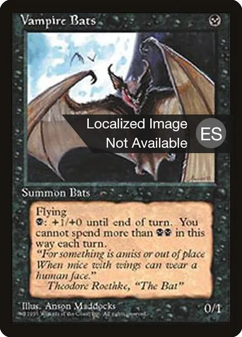Vampire Bats · Fourth Edition Foreign Black Border 167/378