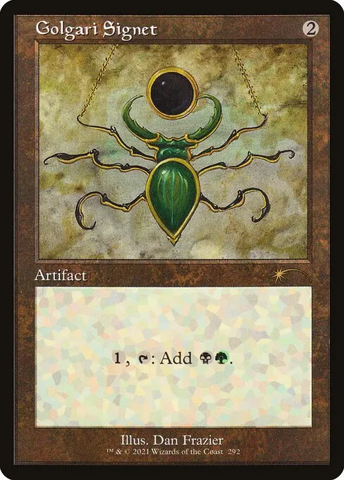 Golgari Signet · Secret Lair Drop 292/2547