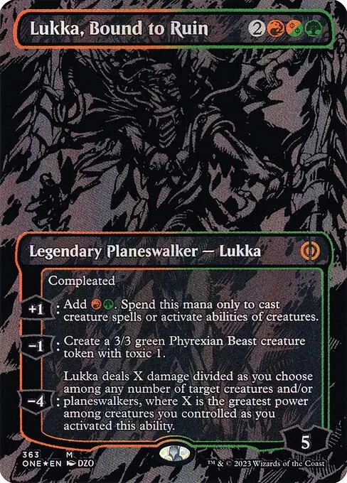 Lukka, Bound to Ruin · Phyrexia: All Will Be One 363/479
