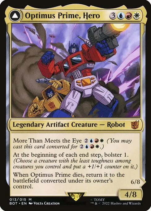 Optimus Prime, Hero // Optimus Prime, Autobot Leader · Transformers 13/29