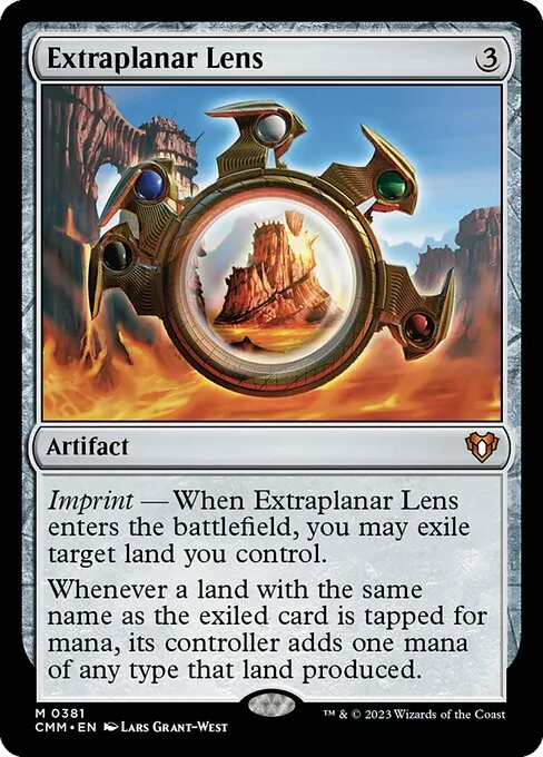 Extraplanar Lens · Commander Masters 381/1067