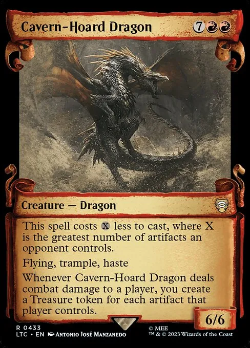 Cavern-Hoard Dragon · Tales of Middle-earth Commander 433/591