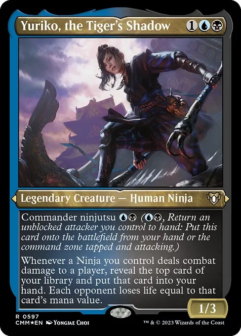 Yuriko, the Tiger's Shadow · Commander Masters 597/1067