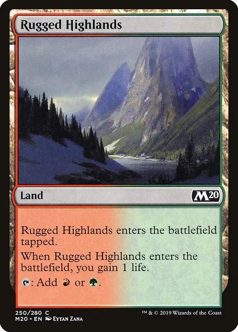 Rugged Highlands · Core Set 2020 250/346