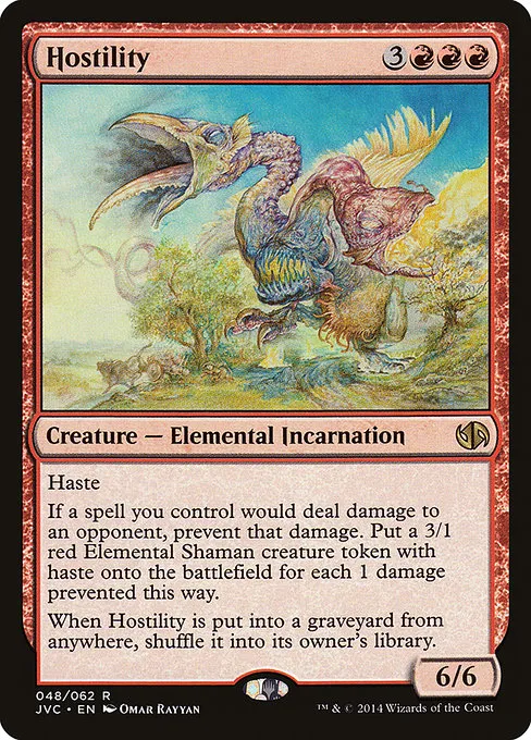 Hostility · Duel Decks Anthology: Jace vs. Chandra 48/62