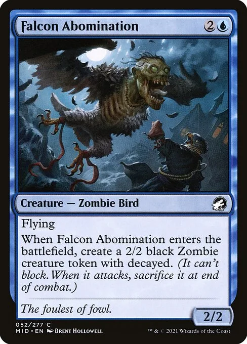 Falcon Abomination · Innistrad: Midnight Hunt 52/399