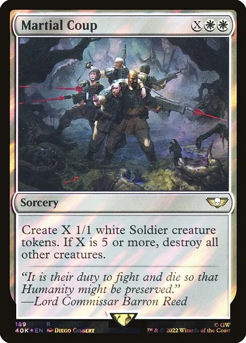 Martial Coup · Warhammer 40,000 Commander 189★/617