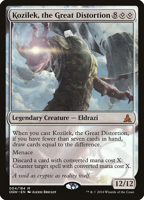 Kozilek, the Great Distortion · Oath of the Gatewatch 4/187