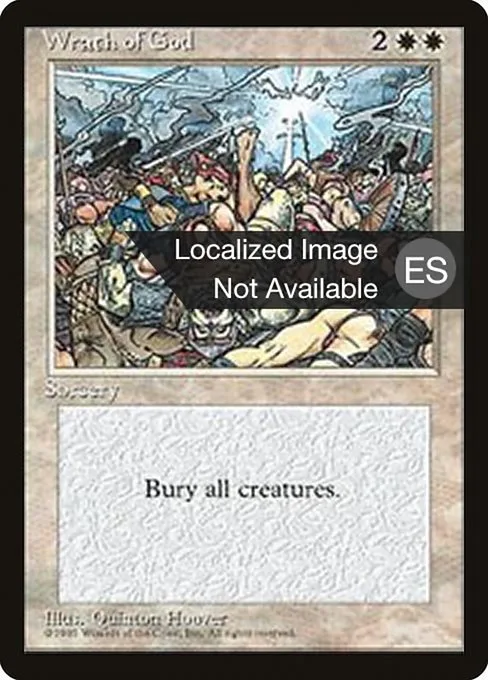 Wrath of God · Fourth Edition Foreign Black Border 58/378