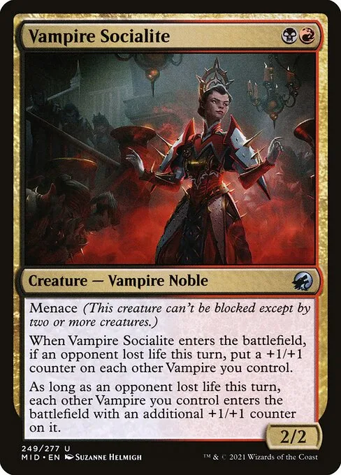 Vampire Socialite · Innistrad: Midnight Hunt 249/399