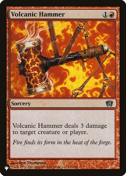 Volcanic Hammer · The List 8ED-231/5050