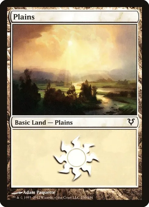 Plains · Avacyn Restored 230/244