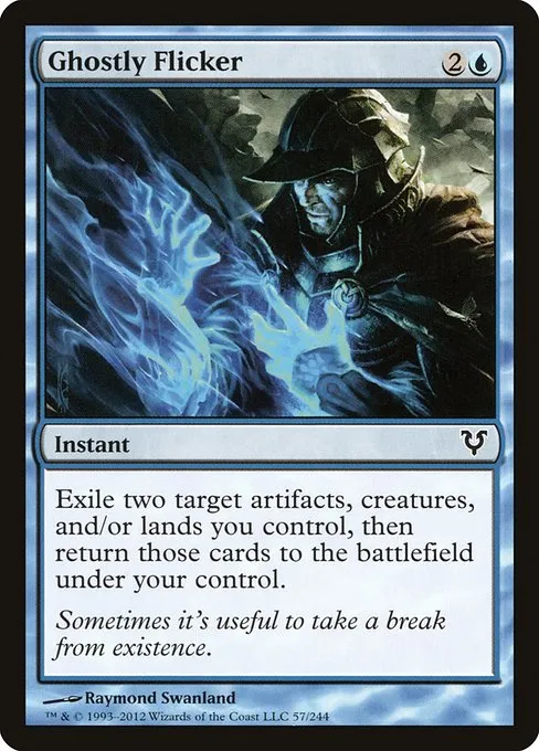 Ghostly Flicker · Avacyn Restored 57/244