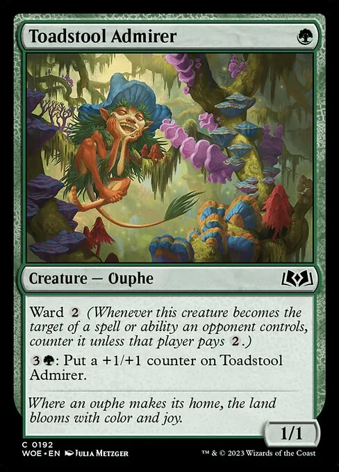 Toadstool Admirer · Wilds of Eldraine 192/381