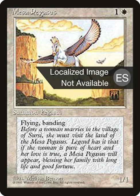 Mesa Pegasus · Fourth Edition Foreign Black Border 35/378