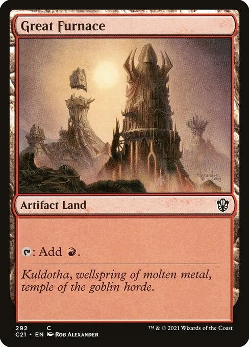 Great Furnace · Commander 2021 292/409