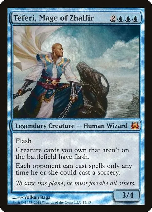 Teferi, Mage of Zhalfir · From the Vault: Legends 13/15