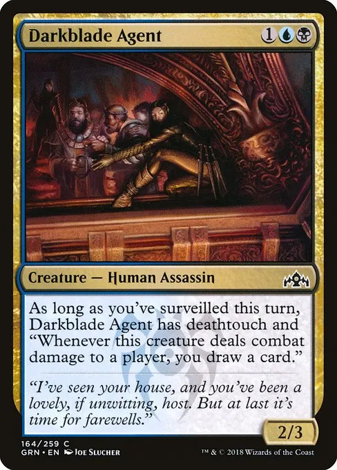 Darkblade Agent · Guilds of Ravnica 164/273