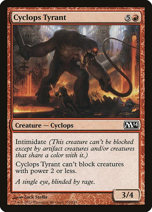 Cyclops Tyrant · Magic 2014 135/249