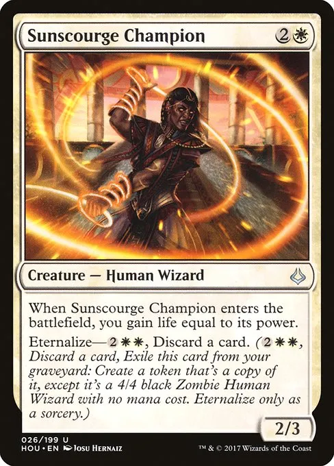 Sunscourge Champion · Hour of Devastation 26/209