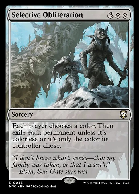 Selective Obliteration · Modern Horizons 3 Commander 35/398