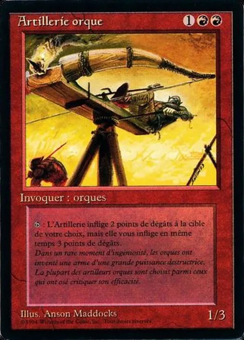 Orcish Artillery · Foreign Black Border 168/307