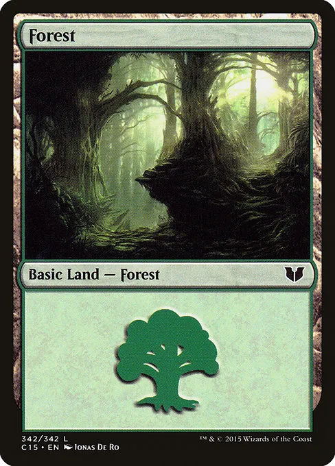 Forest · Commander 2015 342/342