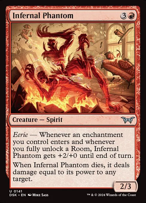 Infernal Phantom · Duskmourn: House of Horror 141/419