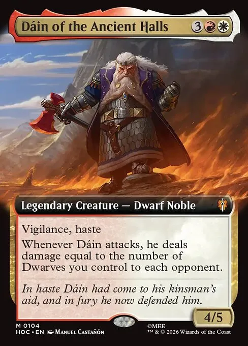 Dáin of the Ancient Halls · The Hobbit Commander 104/7
