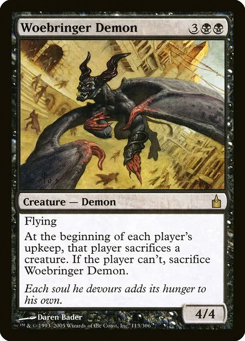 Woebringer Demon · Ravnica: City of Guilds 113/306