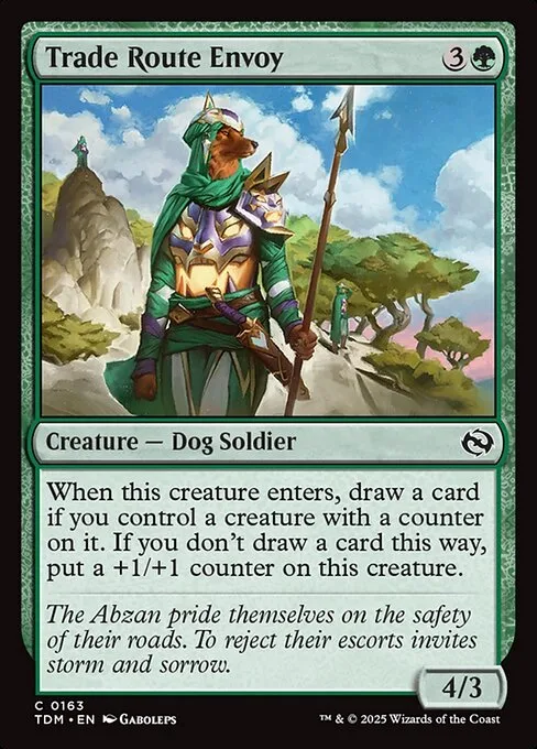 Trade Route Envoy · Tarkir: Dragonstorm 163/427