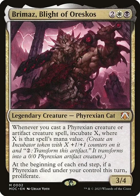 Brimaz, Blight of Oreskos · March of the Machine Commander 2/450