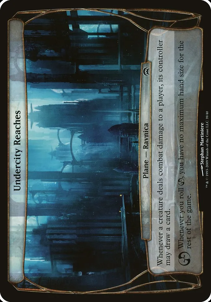 Undercity Reaches · Planechase Planes 39/40