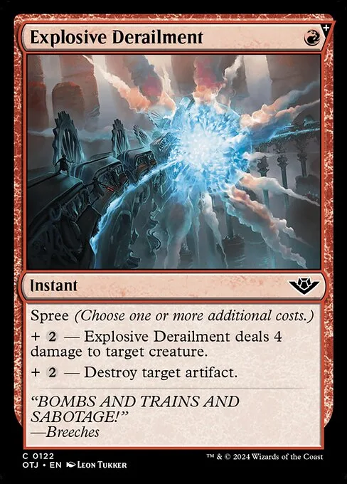 Explosive Derailment · Outlaws of Thunder Junction 122/374